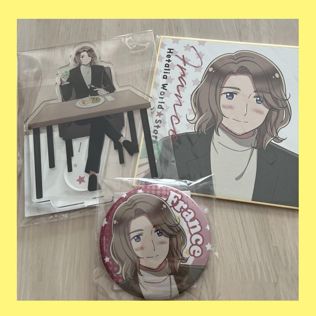 ヘタリア　フランス　アクスタ　色紙　原作 ヘタリア フランス アクスタ 色紙 原作